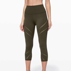 Lululemon Wunder Under High-Rise Crop 21" *Mesh